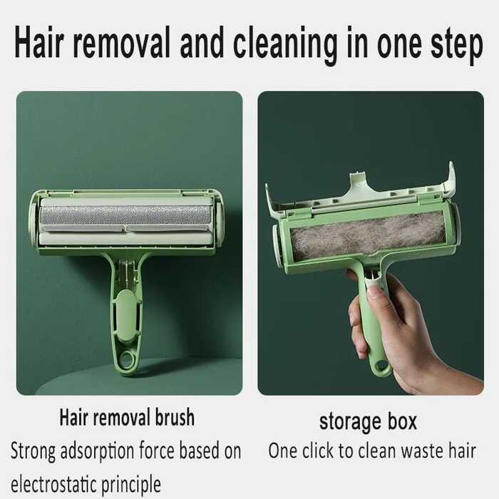 New Pet Cat Fur Removal Manual Brush Reusable Lint Remover Cleaning Tool For Furniture Dress & Pet Accessories