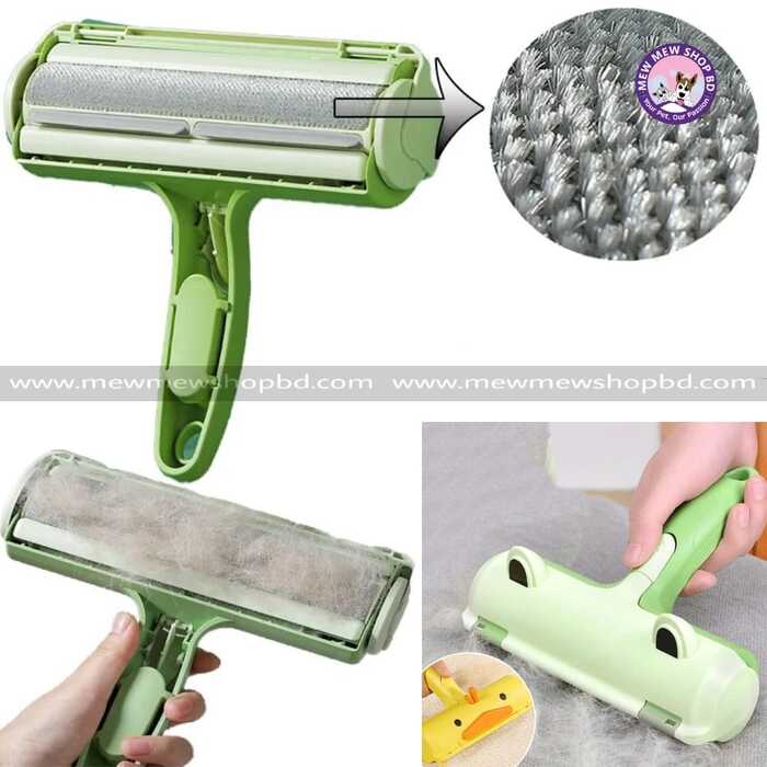 New Pet Cat Fur Removal Manual Brush Reusable Lint Remover Cleaning Tool For Furniture Dress & Pet Accessories