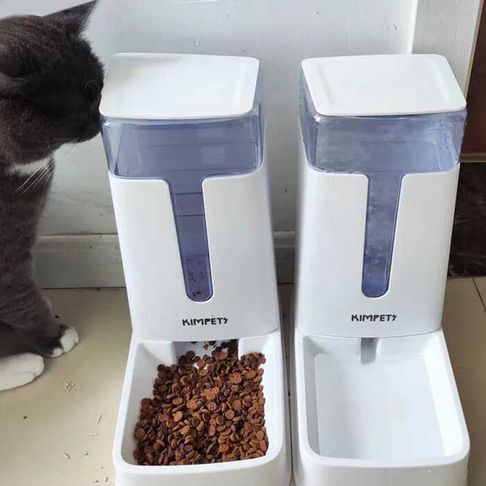 3.5L Automatic Pet Dog Cat Feeder Detachable Large Capacity Dog Cat Water Dispenser / Food Feeding Pet Supplies