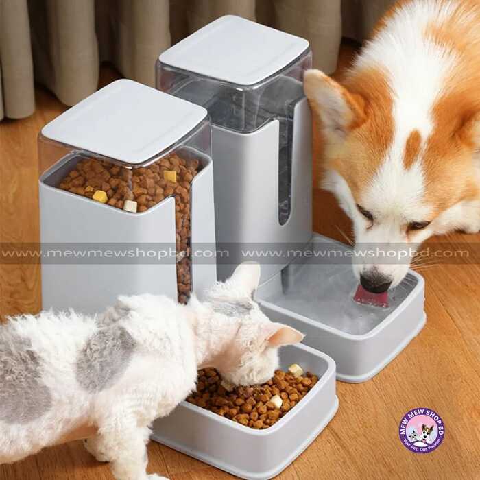 3.5L Automatic Pet Dog Cat Feeder Detachable Large Capacity Dog Cat Water Dispenser / Food Feeding Pet Supplies