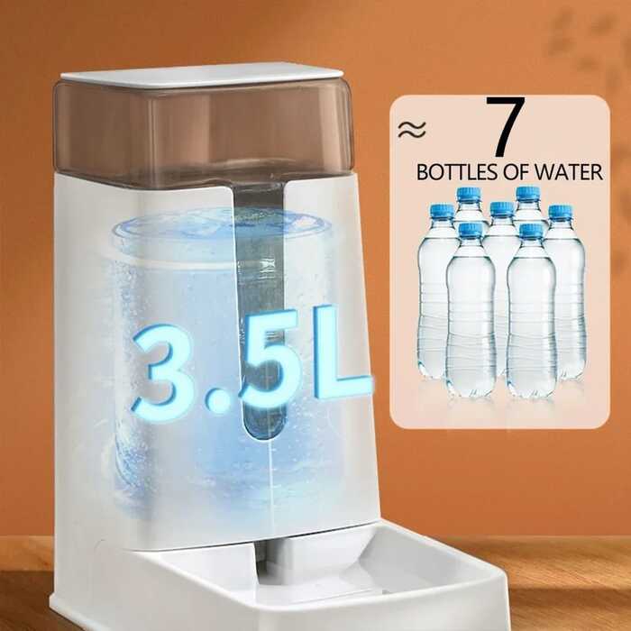 3.5L Automatic Pet Dog Cat Feeder Detachable Large Capacity Dog Cat Water Dispenser / Food Feeding Pet Supplies