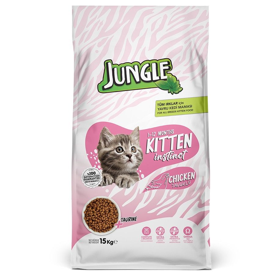 Jungle Junior Kitten Cat Food Chicken (2-12 month)