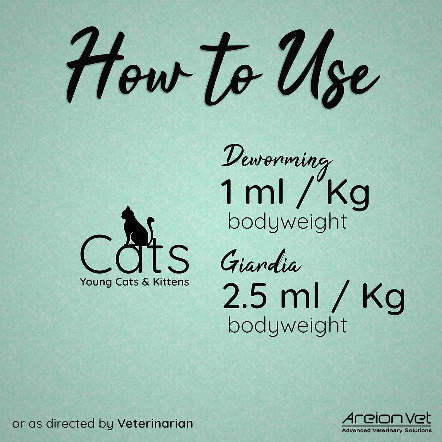 Areion Vet Feli-D (Feli D) Deworming Syrup for Kitten 15ml