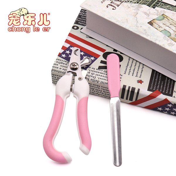 Pet Cat & Dog Nail Clippers/Cutter Set With File Angle Shape