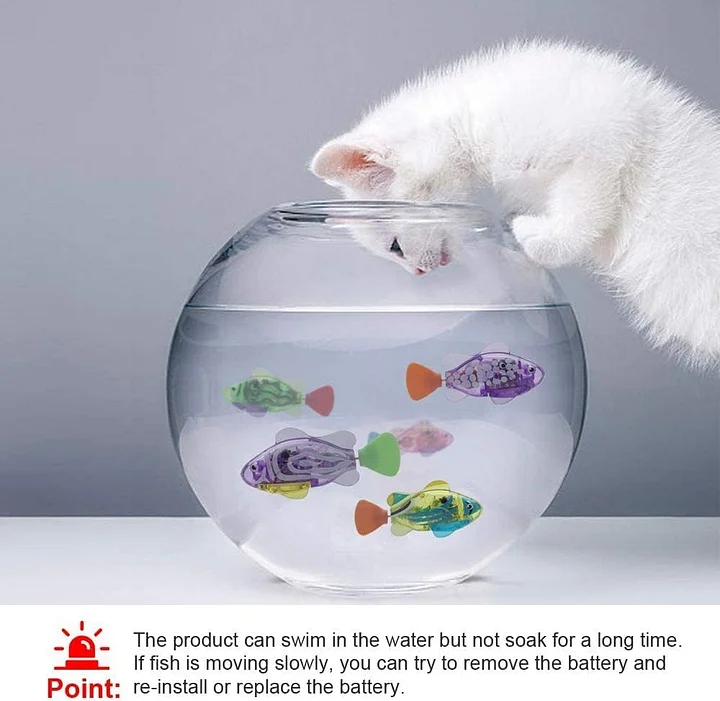 Electric Aquarium Fish Toy for Indoor Play Swimming for Cat and Dog (1 Piece)