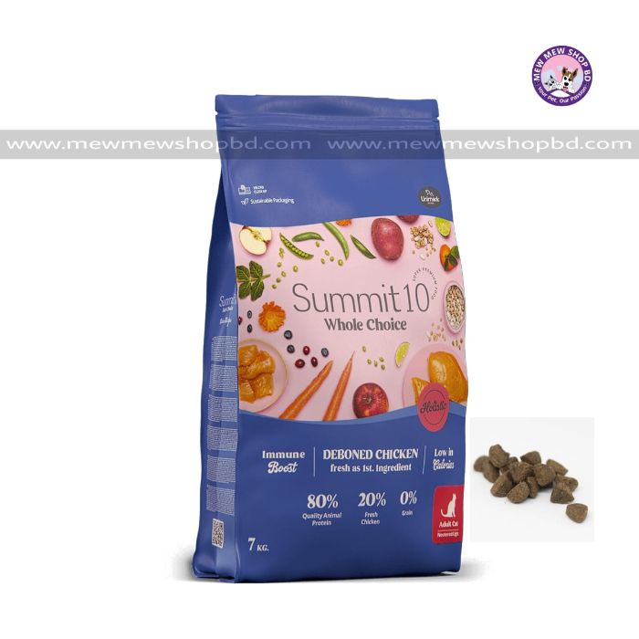 Summit 10 Whole Choice Cat Neutered Food 7Kg