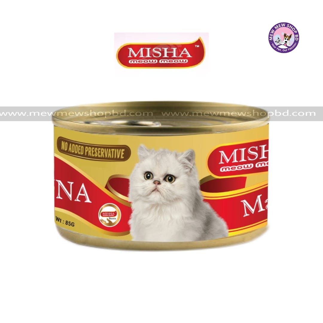Misha Wet Can Cat Food Tuna 85g