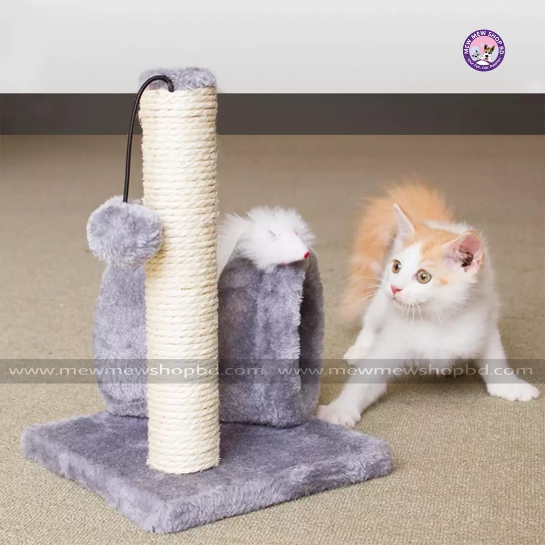 Plush Ball Tower Cat Tree with Tunnel