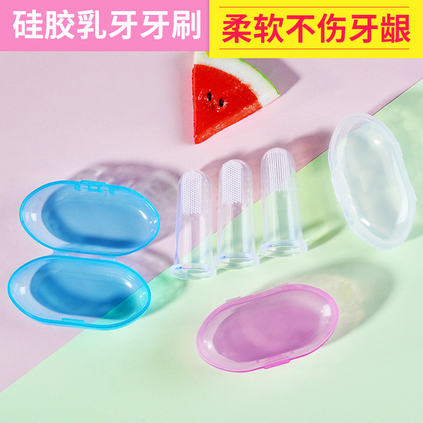 Pet Cats & Dogs Silicone Toothbrush 1pcs