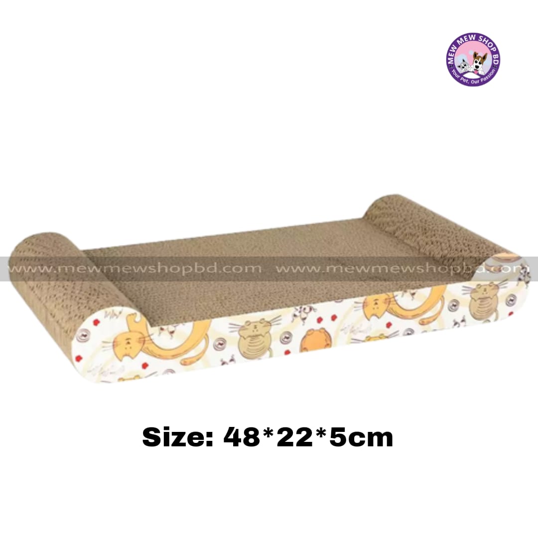 Sofa Shape Pet Cat Scratcher Board