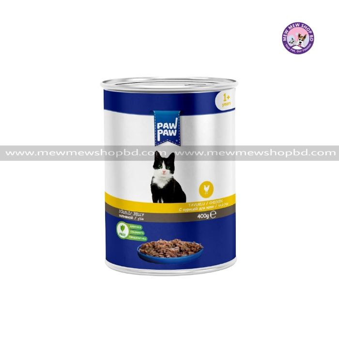 Paw Paw Adult Canned Food Chicken Tavuklu in Jelly 400g