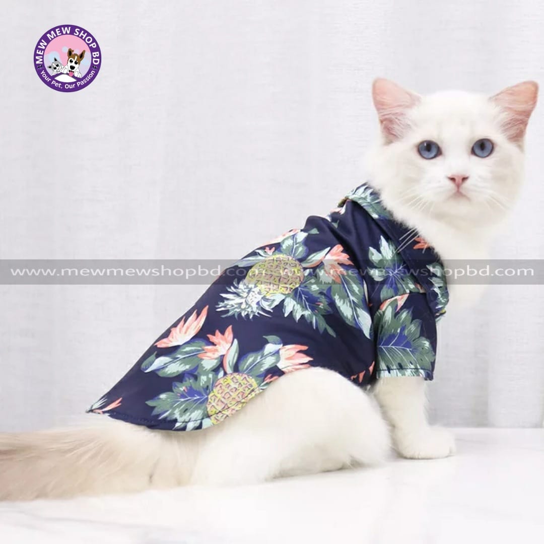 Printed Half sleeve Dress /  Shirt for Pet & Cat ( No Exchange)