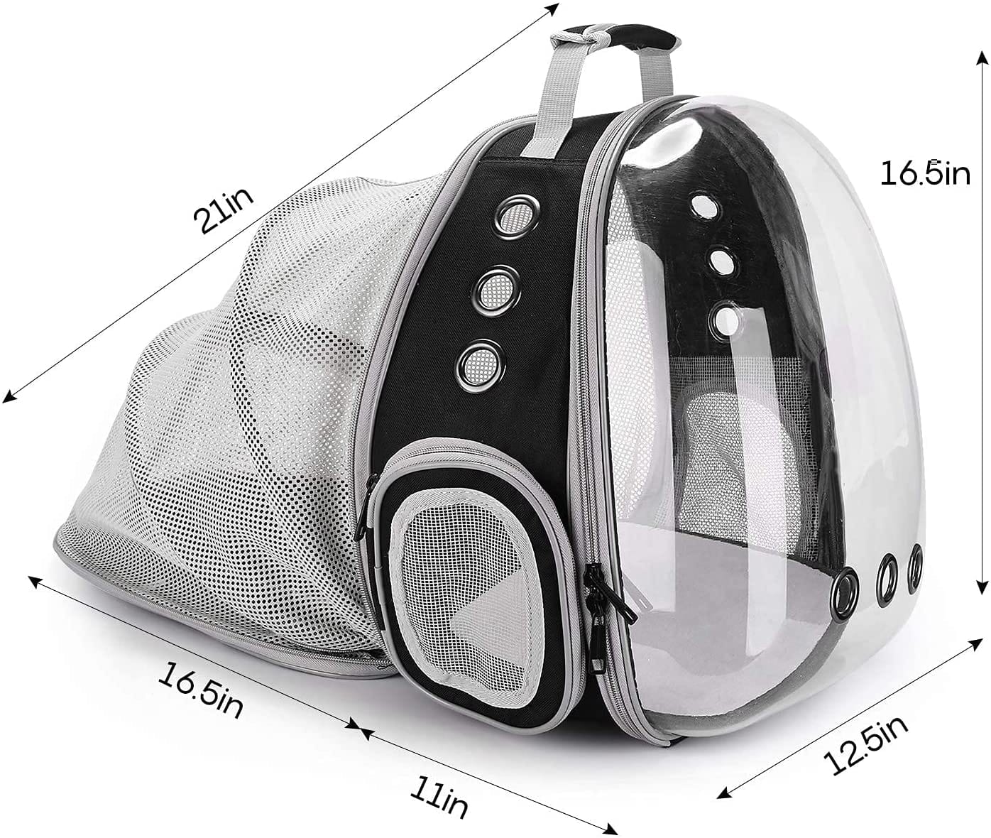 Expandable Pet Carrier Tent Backpack for Pet Cat & Bunny