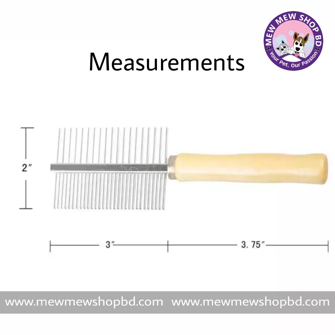 Wooden Double Sided Comb