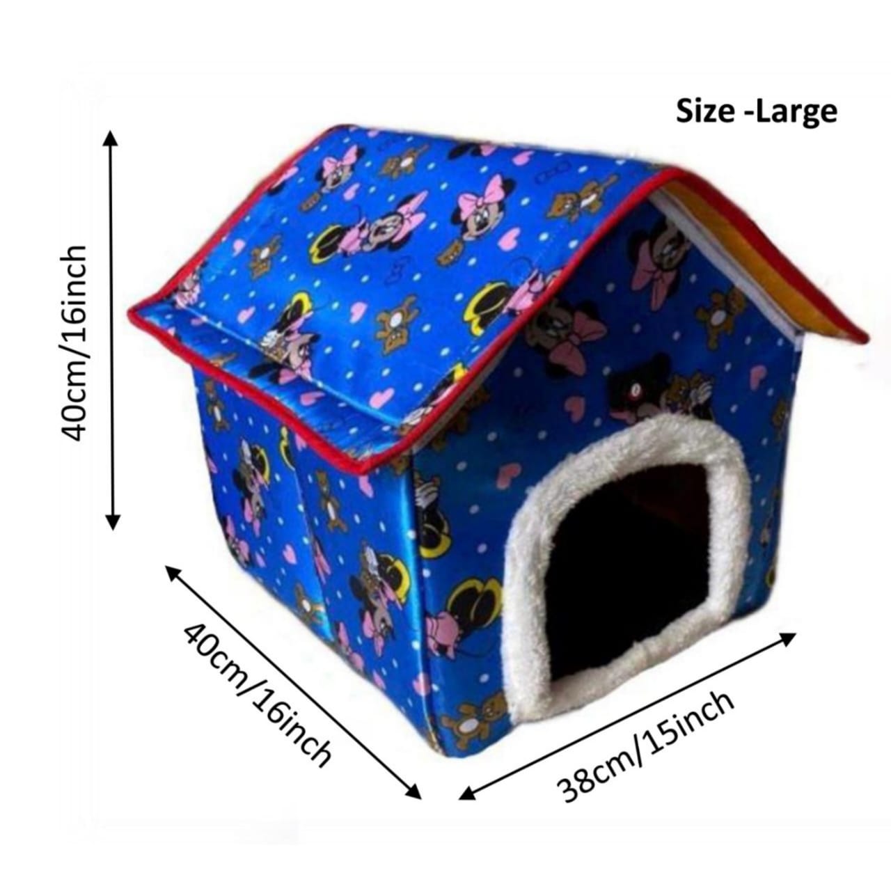 Square Shape Pet Cat House (Made In Bangladesh)