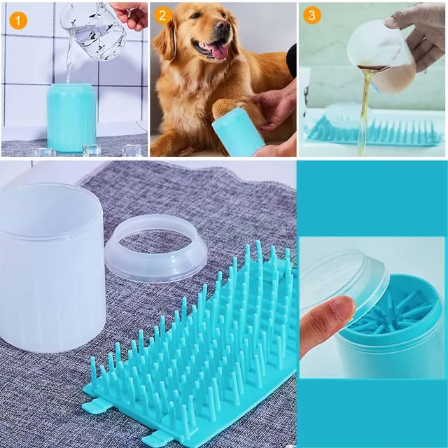 Portable paw cleaning feet washer tool for Cats & Dogs with Soft Silicone