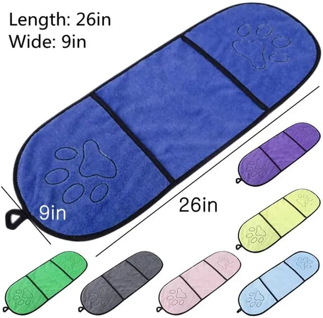 Bath Microfibre Drying Towel for Pet Cat & Dog