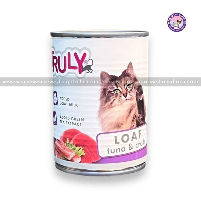 Truly Cat Can Food with Loaf Tuna And Crab 375gm