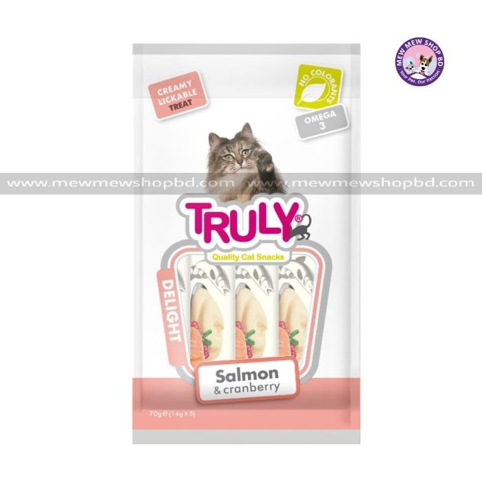 Truly Creamy Treat in Salmon and Cranberry 14gX5