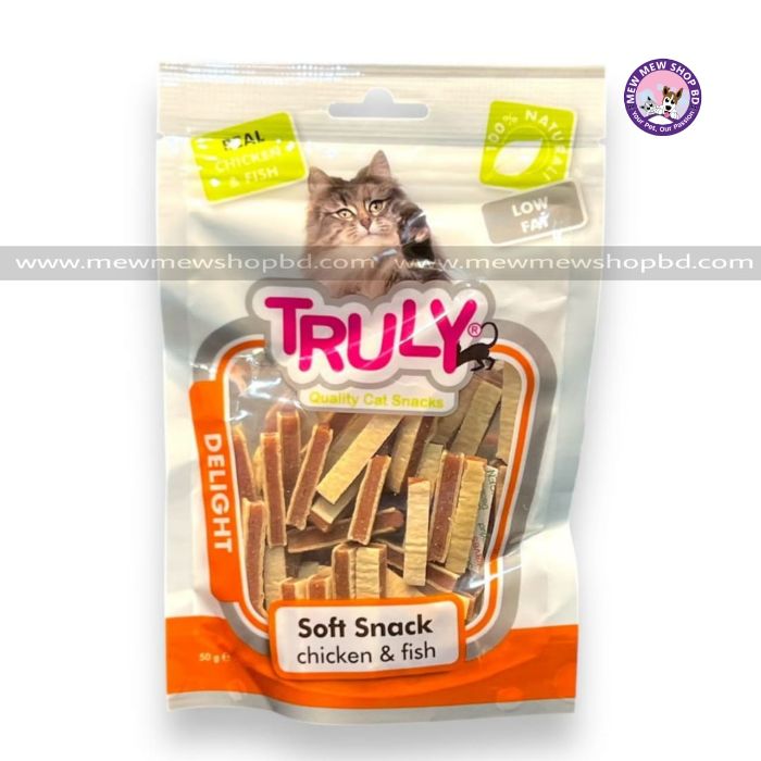 Truly Cat Treat Soft snack Chicken and Fish 50g