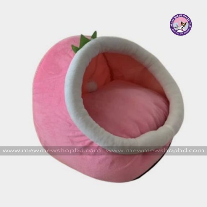 Pet Cat Comfortable House Bed with Plush Ball