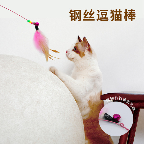 Cat Toy Feather String Cat Teaser Toy