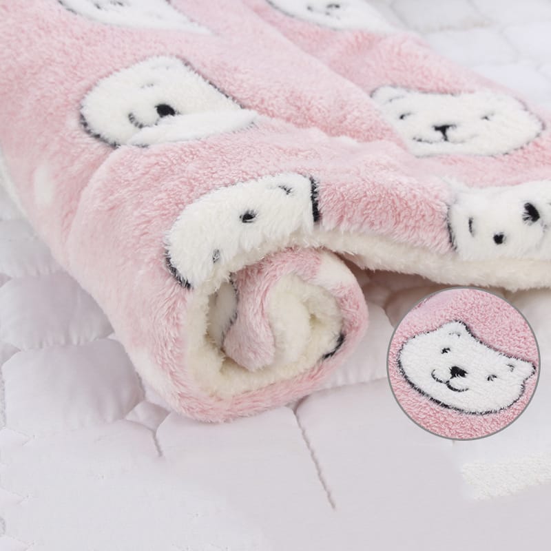Pet Cat & Puppy Comfortable Plush Blanket Winter Bed For Pet