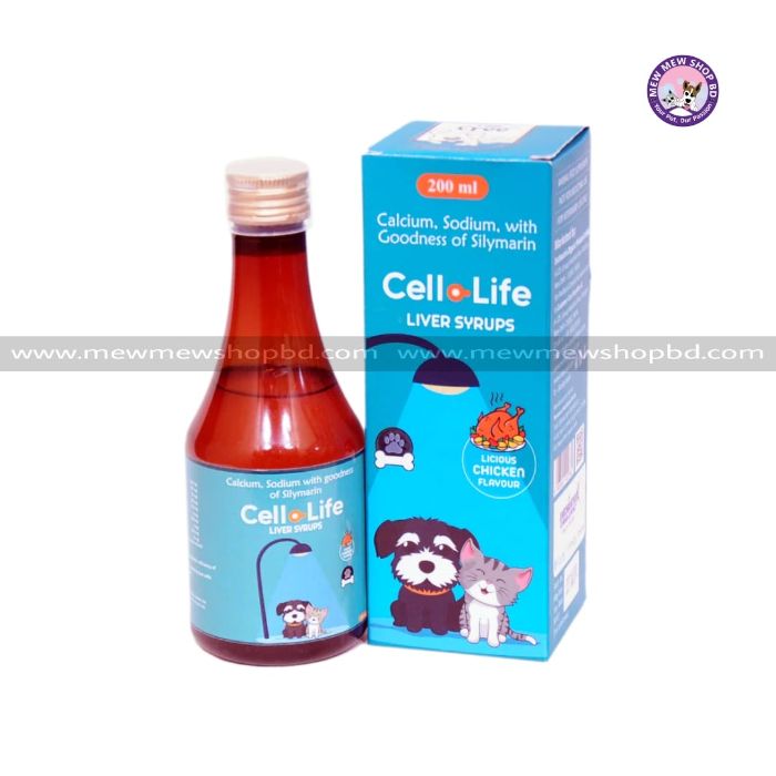 Cellolife Liver Syrup with Calcium, Sodium with Goodness of Silymarin 200 ml