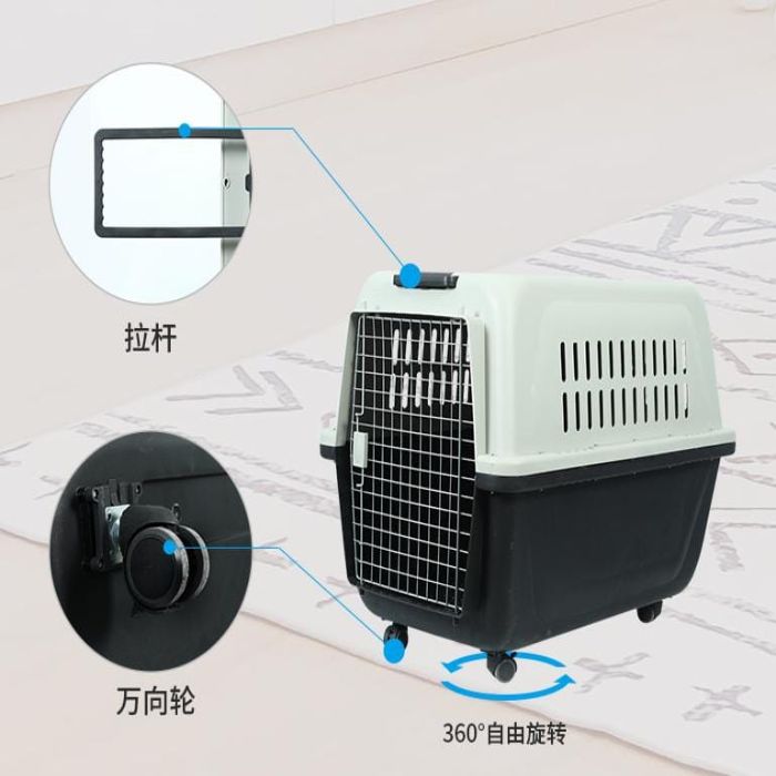 Trolley type Largest Sized Carrier Box for Dog & Animal