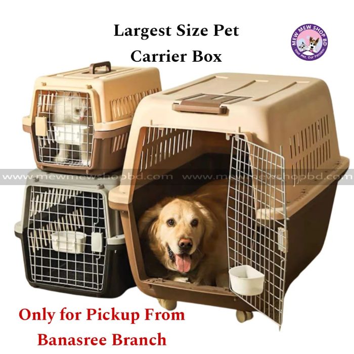 Trolley type Largest Sized Carrier Box for Dog & Animal