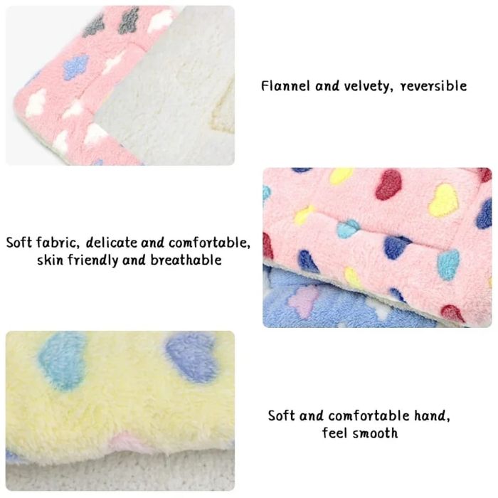 Premium Pet Cat & Puppy Comfortable Plush Blanket Winter Bed For Pet