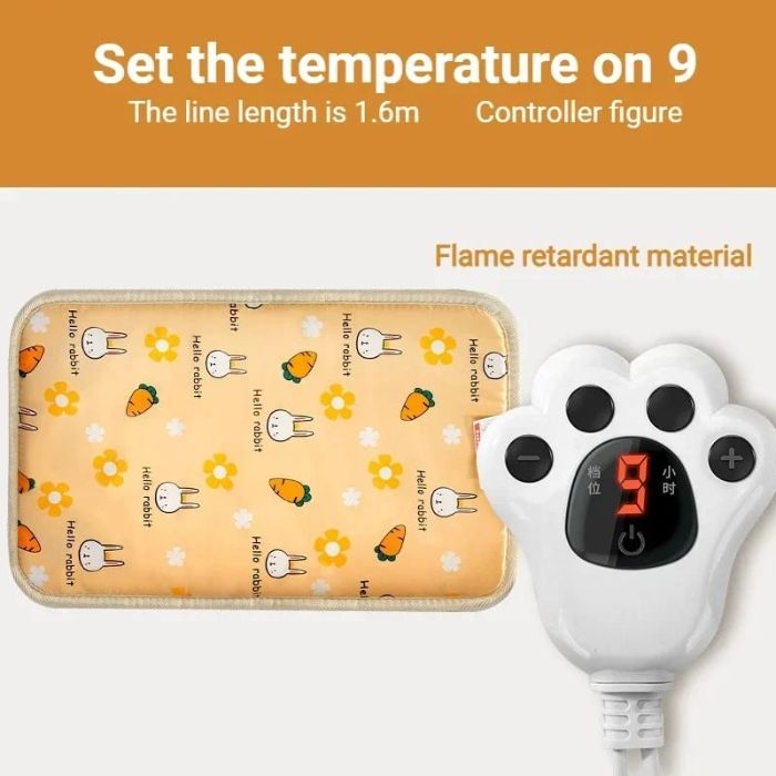 9 Stage Pet Electric blanket or Waterproof Electric Heating pad for Pet Cat & Dog