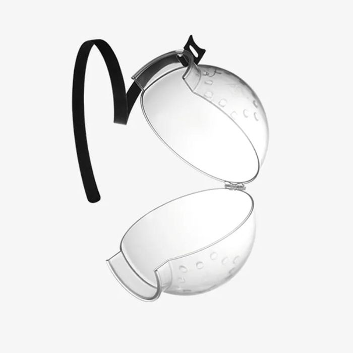 Premium Pet Cat Round Breathable Helmet Protective Cats Prevent Biting Transparent Head Shield for Grooming