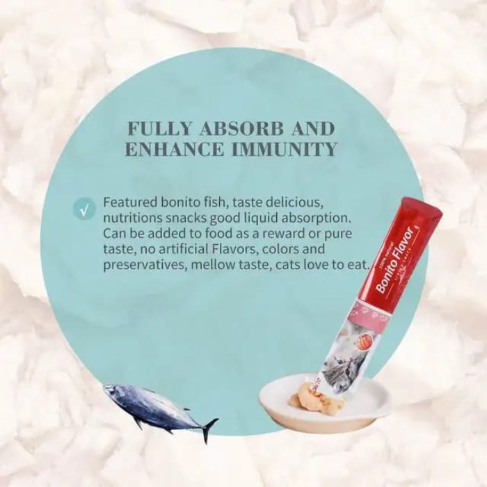 Bioline Cat Treats in Bonito Flavor 15g x 6