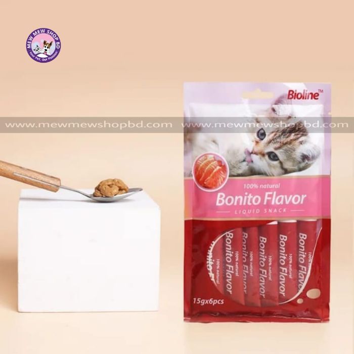 Bioline Cat Treats in Bonito Flavor 15g x 6
