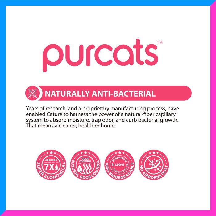 Cature Natural Wood Clumping Cat Litter Odor Control Plus 20L/8 kg