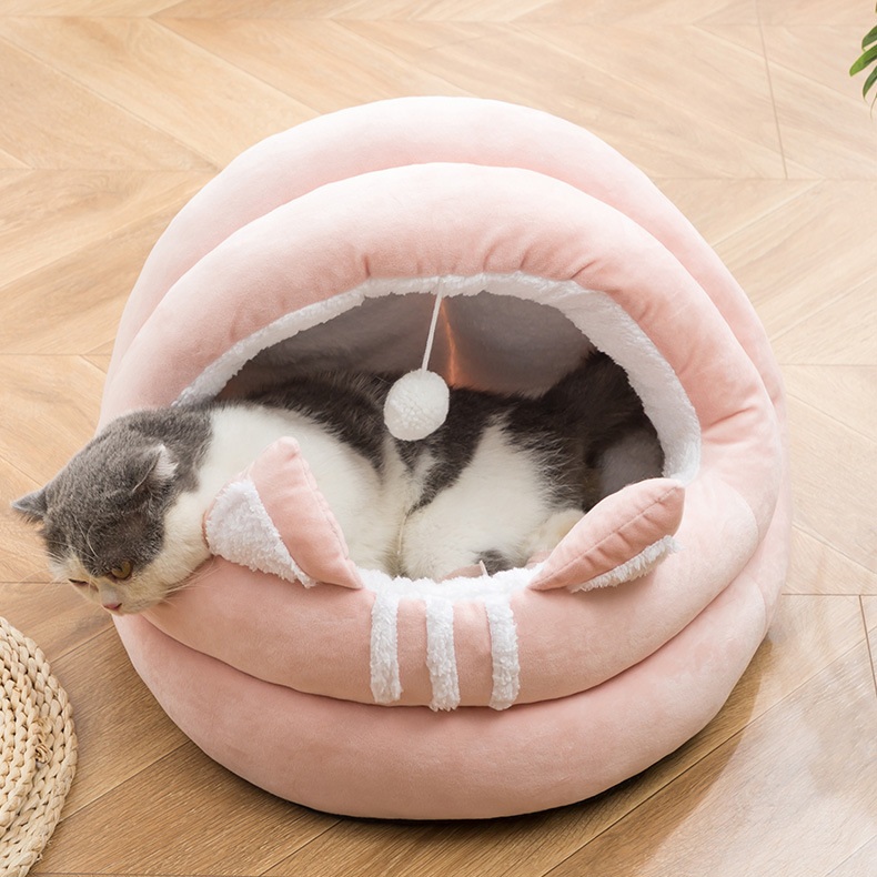 Super Premium Plush Cat Round house for Pet Cat