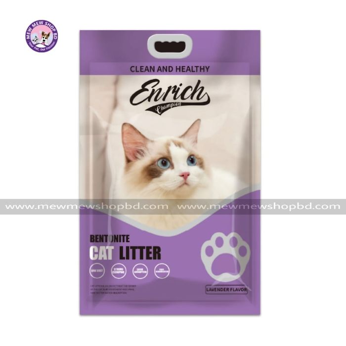 Enrich Champion Bentonite Cat Litter (Lavender Flavor)