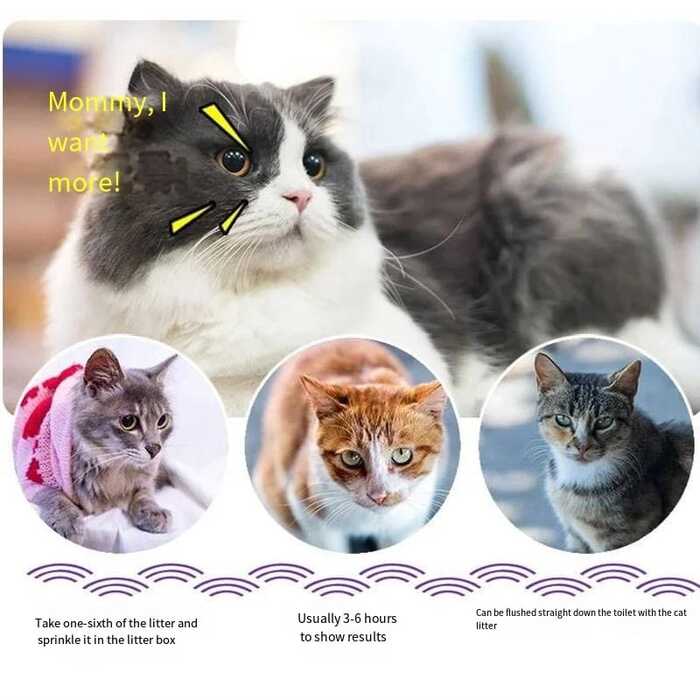 Cat Litter Deodorizer Beads for Litter Box to Control Extra Odor 250ml Bottle