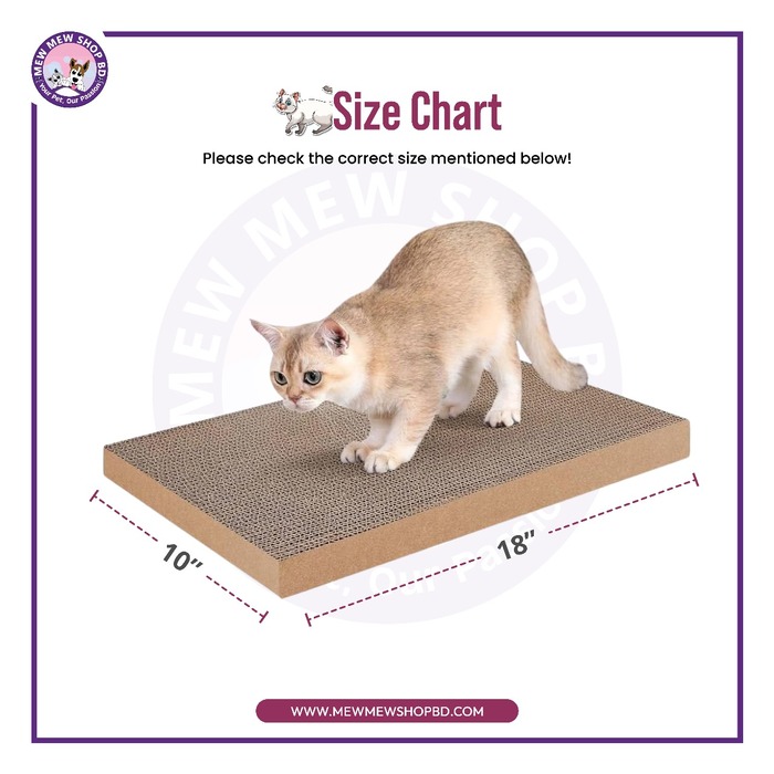 Large Size Regular Cat Scratcher Board for Scratching