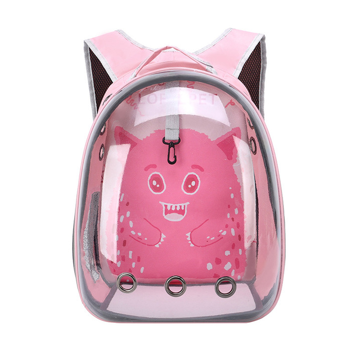 LoffePet Printed Backpack,  Carrying Bag for Pet Cat & Puppy