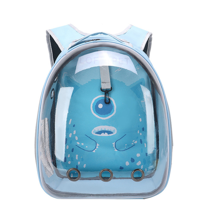 LoffePet Printed Backpack,  Carrying Bag for Pet Cat & Puppy