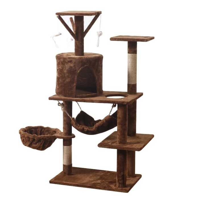 Luxury Cat Climbing Scratching Tree for Playing & Sleeping