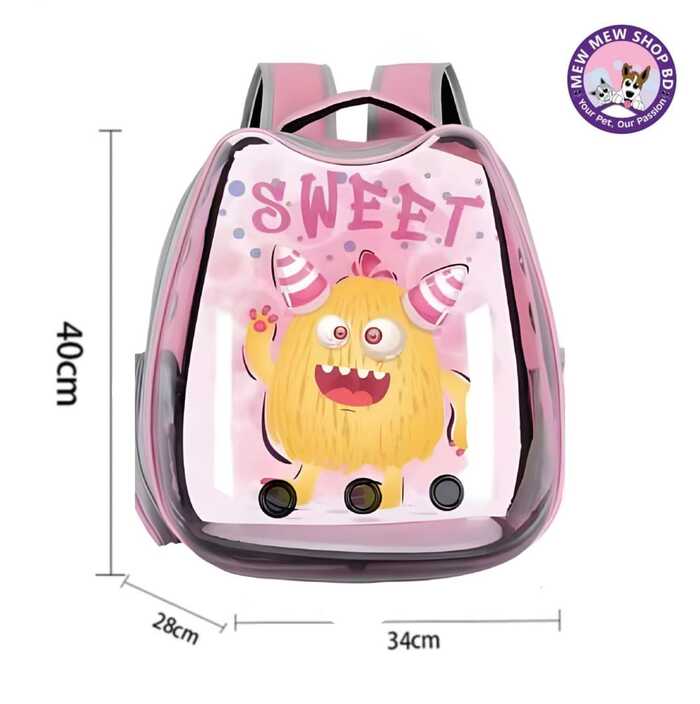 Premium Cartoon Backpack Bag for Pet Cat for Carrying Outdoor