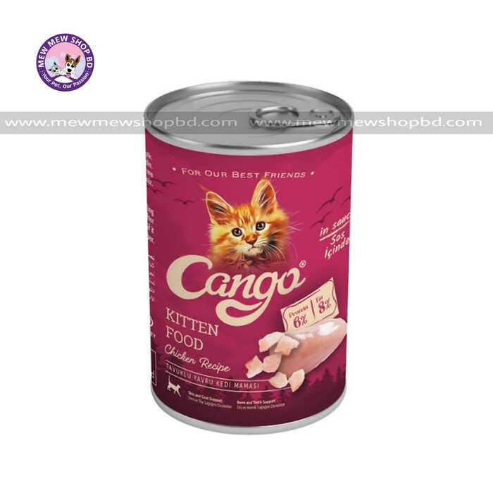Cango Kitten Cat can Food with Chicken 415g