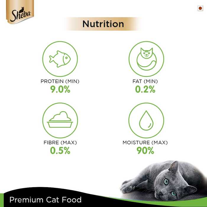 Sheba Premium Wet Cat Can Food with Tuna & Snapper in Gravy 85g