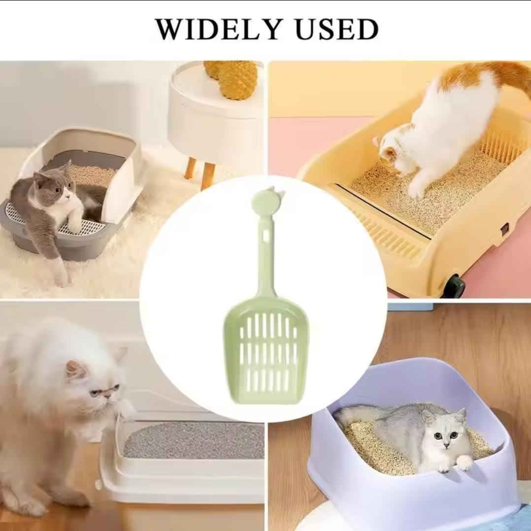 Regular Cat Litter Scoop for Litter Box Easy to Use (Random Color)