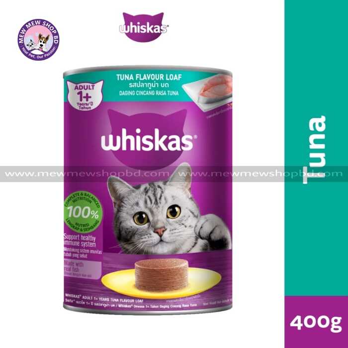 Whiskas Tuna Can 400 gm