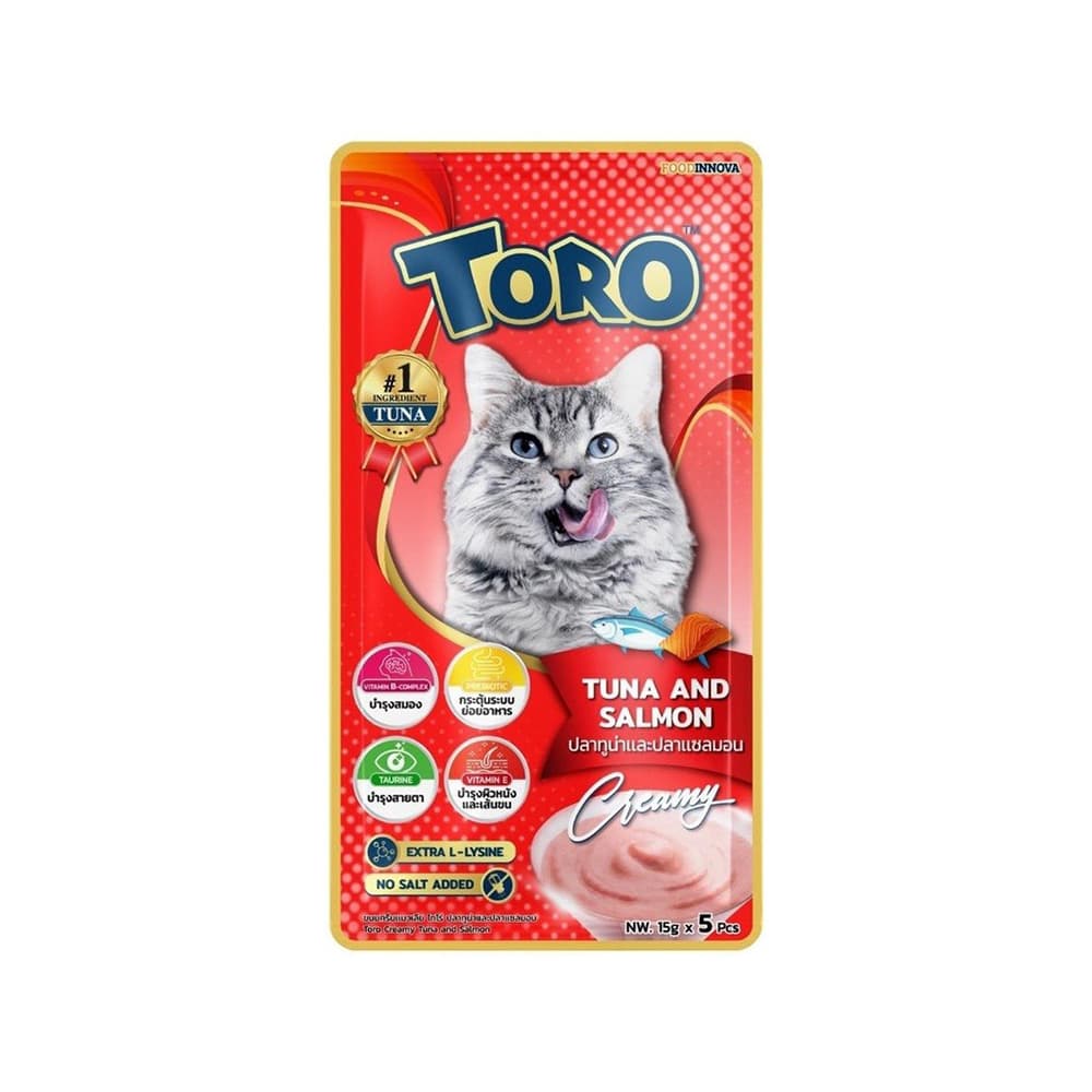 Toro Toro Lickable Treat Tuna & Salmon (5*15g)