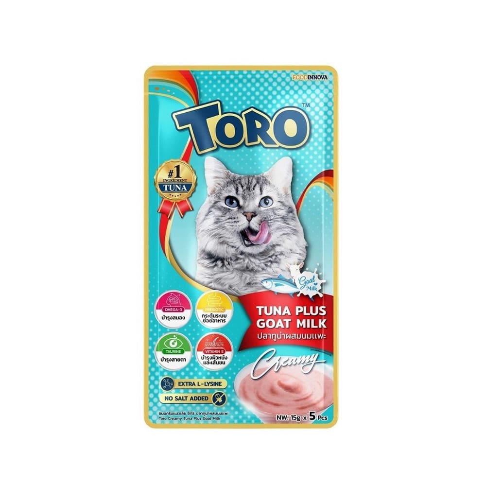 Toro Toro Lickable Treat Tuna Plus Goat Milk (5&15g)